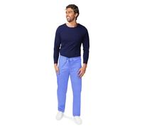 Adar Universal Mens Scrubs - Drawstring Tapered Leg Scrub Pants - 504 - Ceil Blue - XL