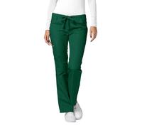 Adar Universal Scrubs for Women - Drawstring Straight Leg Scrub Pants - 510 - Hunter Green - L