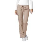 Adar Universal Scrubs for Women - Drawstring Straight Leg Scrub Pants - 510 - Khaki - 4X