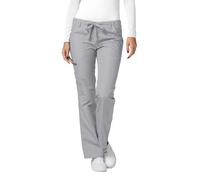 Adar Universal Scrubs for Women - Drawstring Straight Leg Scrub Pants - 510 - Silver Gray - S
