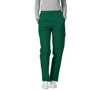 Adar Universal Scrubs for Women - Tapered Cargo Scrub Pants - 506 - Hunter Green - M
