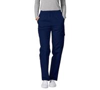 Adar Universal Scrubs for Women - Tapered Cargo Scrub Pants - 506T - Navy - 2X
