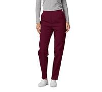 Adar Universal Scrubs for Women - Tapered Utility Cargo Scrub Pants - 503 - Burgundy - M