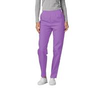 Adar Universal Scrubs for Women - Tapered Utility Cargo Scrub Pants - 503 - Lavender - S