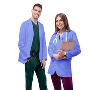 Adar Universal Unisex Lab Coats - Classic 31" Consultation Lab Coat - 805 - Ceil Blue - XS