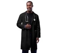Adar Universal Unisex Lab Coats - Classic 39" Lab Coat - 803 - Black - 44