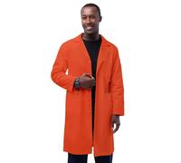 Adar Universal Unisex Lab Coats - Classic 39" Lab Coat - 803 - Mandarin Orange - 34