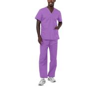 Adar Universal Unisex Scrubs - Unisex Drawstring Scrub Set - 701 - Lavender - XXS