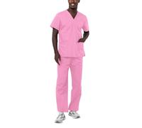 Adar Universal Unisex Scrubs - Unisex Drawstring Scrub Set - 701 - Sherbet - S