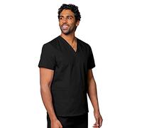 Adar Universal Unisex Scrubs - V-Neck Scrub Top - 2600 - Black - 2X