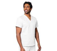 Adar Universal Unisex Scrubs - V-Neck Scrub Top - 2600 - White - XL
