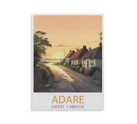 Adare County Limerick，Jigsaw Puzzles Puzzles for Adults Kids. 1000 Piece Impossible Challenge Toy Educational Game Home Decoration for Adults& Kids Age 14 Years Up 1000pcs（38x26cm）-GZ2