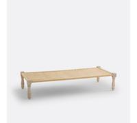 Adas Bench/Indian Bed in Wood and Rope bleached wood