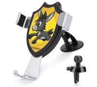 ADASGHBY Car Phone Holder Mount 3-in-1 Cell Phone Holder Cartoon Donkey Image Cell Phone Stand for Vent for iPhone Android and All Smartphones