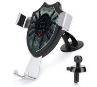 ADASGHBY Car Phone Holder Mount 3-in-1 Cell Phone Holder Scary Spider Cell Phone Stand for Vent for iPhone Android and All Smartphones