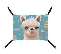 ADASGHBY Pet Hammock Reversible Cat Hanging Hammock Soft Alpaca Patterm Sleeping Hammock for Puppy Dog Piggy Rabbit Hamster