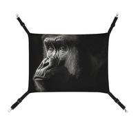 ADASGHBY Pet Hammock Reversible Cat Hanging Hammock Soft an Adult Gorilla Sleeping Hammock for Puppy Dog Piggy Rabbit Hamster