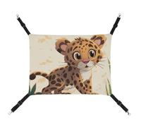 ADASGHBY Pet Hammock Reversible Cat Hanging Hammock Soft Cute Baby Jaguar Sleeping Hammock for Puppy Dog Piggy Rabbit Hamster