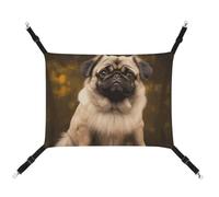 ADASGHBY Pet Hammock Reversible Cat Hanging Hammock Soft Pug Dog Sleeping Hammock for Puppy Dog Piggy Rabbit Hamster