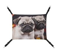 ADASGHBY Pet Hammock Reversible Cat Hanging Hammock Soft Puppys Pug Sleeping Hammock for Puppy Dog Piggy Rabbit Hamster