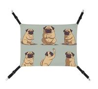 ADASGHBY Pet Hammock Reversible Cat Hanging Hammock Soft Yoga Pug Sleeping Hammock for Puppy Dog Piggy Rabbit Hamster