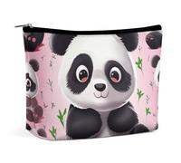 ADASGHBY Portable Small Cosmetic Bag Cute Travel Makeup Bag Delicious Sweet Ramen Waterproof Toiletry Bag for Women, Cute panda, One Size