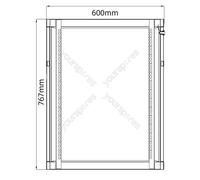 Adastra 19" Rack Cabinets - 15U x 450mm Deep - RC15U450