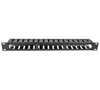 Adastra 1U Cable Management Channel Shelf for Server and Rack mount Cabinets