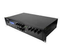 Adastra A2300 Commercial Mixer-Amplifier | Bluetooth Rack Mount PA System | Background music and paging for a single room or space - USB, microSD and FM radio built in