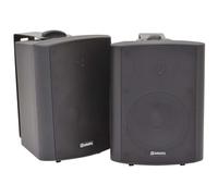 AMPLIFIED SURROUND SOUND WALL MOUNT BOOK SHELF STEREO SPEAKERS