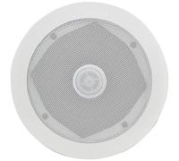 Adastra | High-Performance Ceiling Speaker with Adjustable Tweeter - 2-Way Flush Mount Speaker for Home & Multiroom Audio, Bluetooth System Compatible | White (Single Unit) 5.25" | 80W