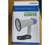 Adastra L01 Portable megaphone Battery Operated and supplied with Carry Strap Volume control and selectable Siren , Events, Public address, Festivals, sporting events, demonstrations