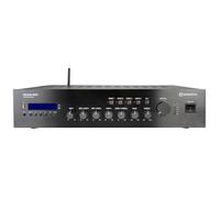 Adastra | RM-Series 100V Mixer-Amplifier 240W with WiFi & Bluetooth | 5-Channel Rack Mountable Audio System for Commercial Sound, Streaming & Multi-Zone Control
