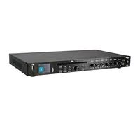 Adastra | RMC-2150 Stereo Mixer-Amplifier with CD Player, USB Audio, DAB+/FM Radio, Bluetooth Streaming, 2x150W Class-D Amplifier, Rack-Mountable (1U) with Mic/Line Inputs, Bass & Treble EQ