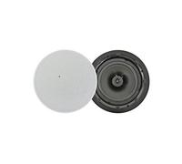 Adastra | Two Way Ceiling Speaker with Discreet Low profile Design and Magnetic Frameless Grille | White 8" Main Driver