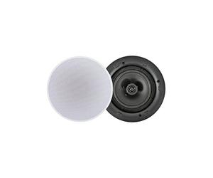 Adastra | Two Way Ceiling Speaker with Discreet Low profile Design and Magnetic Frameless Grille | White 6.5" Main Driver