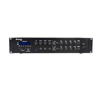 Adastra | V-122 Dual Zone 100V Advanced Mixer-Amplifier with Dual-Zone Output 2 x 120W and Bluetooth, DAB+/FM and USB/SD Media Player