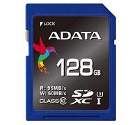 ADATA 128GB 95/60 MB/s High Read/ Write Speed SDXC UHS-I U3 Class 10 Memory Card (ASDX128GUI3CL10-R)