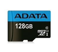 ADATA 128GB Premier High Capacity Micro SD Card with SD Adapter UHS-I Class 10 R/W 85/25MB/s