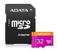 ADATA 32GB Premier Micro SDHC Card A1 Class 10 with SD Adapter