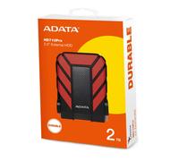 ADATA AHD710P-2TU31-CRD Dashdrive Durable HD710 Pro External Hard Disk Drive, USB 3.1 (2TB, Red)