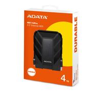 ADATA HD710 Pro 4TB USB 3.1 IP68 Waterproof/Shockproof/Dustproof Ruggedized External Hard Drive, Black (AHD710P-4TU31-CBK)