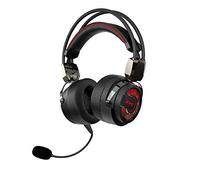 Adata Headphones Precog Noise Cancelling Gaming Headset, Black, Virtual 7.1 Sound, Ergonomic Ear Cushions And Auto Adjust Band, Rotatable Ear Cups, Works With Nintendo Switch, PC, PS4, Xbox One