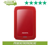 ADATA HV300 1TB Portable External Hard Drive - Red (AHV300-1TU31-CRD) ⭐⭐⭐⭐⭐