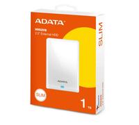 ADATA HV620S Slim 1TB 2.5" USB 3.2 External Hard Drive - White