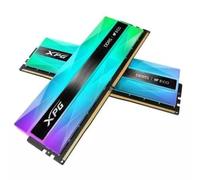 Adata Lancer Neon AX5U8000C3816G-DCLANRSG 32GB (2 x 16GB) U-DIMM DDR5 System Memory 8000MHz CL38 1.45v Silver RGB Eco Using Eco-Friendly Material