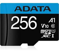 ADATA Premier 256GB MicroSDXC Class 10 UHS-I Flash Memory, Black