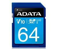 ADATA Premier 64GB SDHCSDXC UHSI U1 Class 10 Memory Card ASDH64GUICL10R