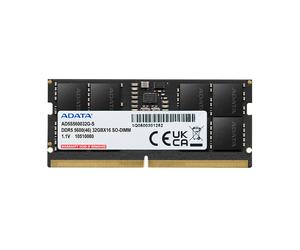 ADATA Premier AD5S560016G-S 16 GB, DDR5, 5600 MHz, 262-pin SO-DIMM (1 x 16 GB)