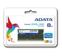 ADATA 8GB (1x8GB), DDR3L, 1600MHz Low Voltage CL11, SODIMM Memory